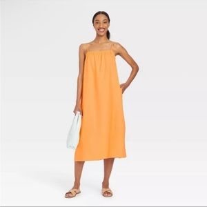 Women’s Linen Midi Dress